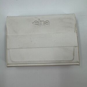 Vintage Elna Sewing Machine Cams Set of 16 Swiss Made Black Discs with Case